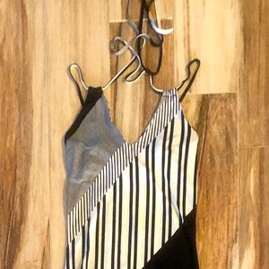 Black and white maxi